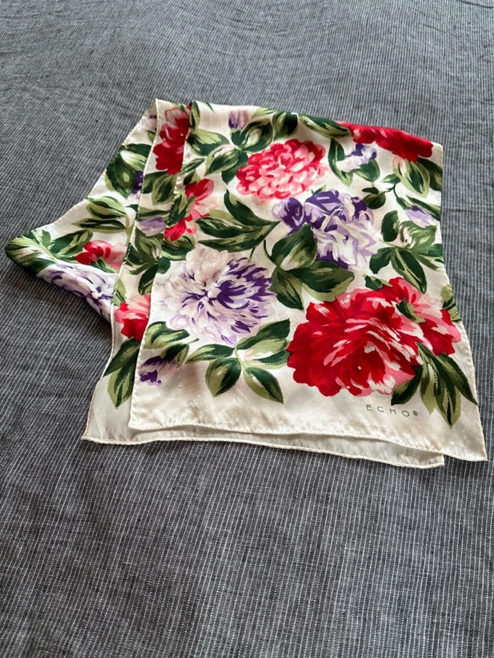 Vintage Echo Silk Scarf - Picture 2 of 3